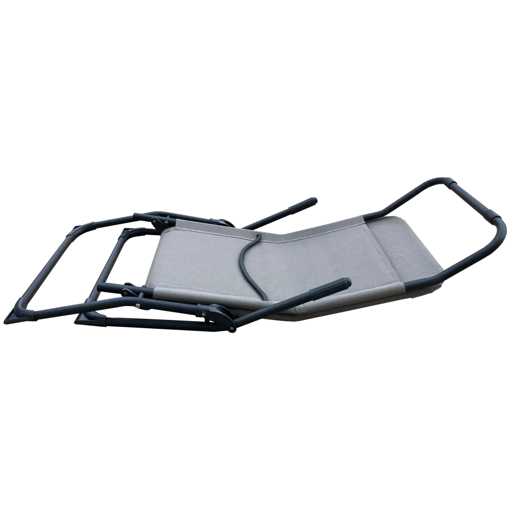 Шезлонг складной Naterial Fiesta 142x60x99 см сталь/ текстилен бежевый 82575556 STLM-2066965 Santreyd  - Вид №3