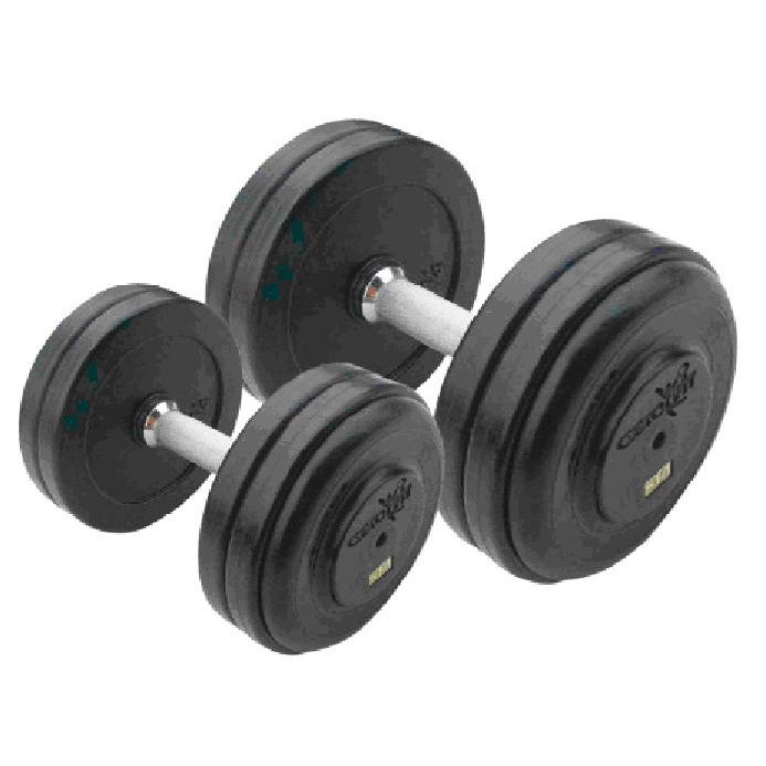 DB-181 Гантельный ряд alex db-181, 10 пар от 2,5 до 25 кг Alex P-RO 