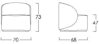 Jetclass Вращающееся кресло из ткани с подлокотниками  Jbk303  - Вид №7