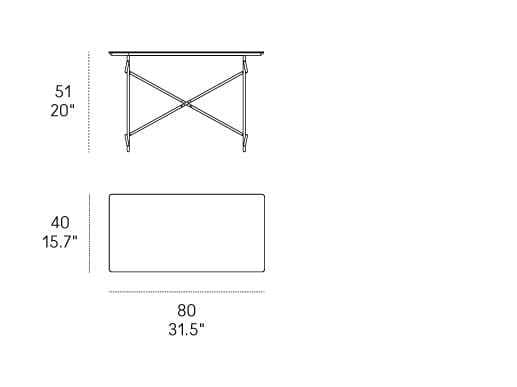 Лакированный прямоугольный журнальный столик Casamania & Horm Charleston ARCH-00011510 - Вид №6