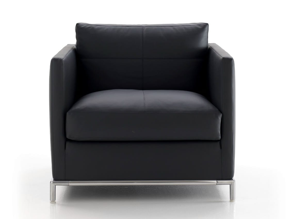 Кожаное кресло с подлокотниками B&B Italia Project George Project ARCH-00095031