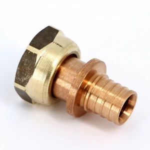 Муфта надвижная Rehau В 16х1/2" RX+ бронза с накидной гайкой