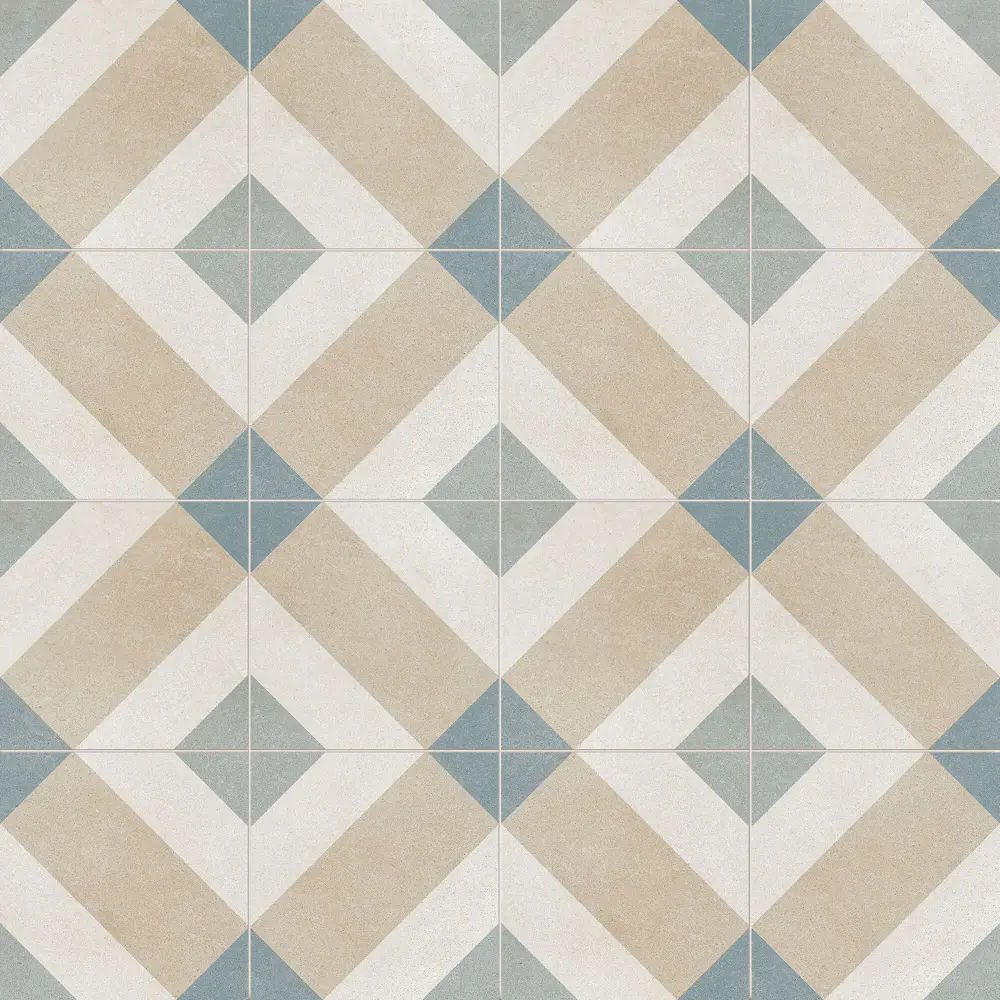 Глазурованный керамогранит Geometric 45x45 см 1 м² матовый цвет бежевый Santreyd Timeless STLM-2104918 - Вид №1