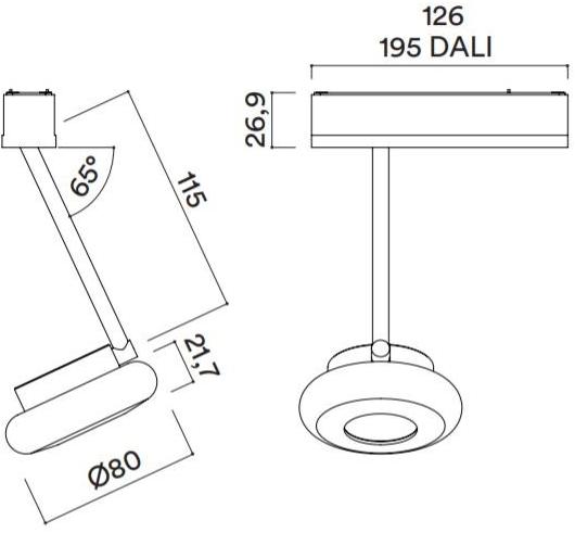 HER Светодиодное освещение направляющих из алюминия с порошковым покрытием  6011  - Вид №3