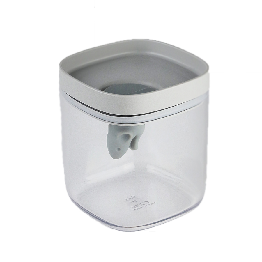 QL10345-CL-GY Контейнер для пищевых продуктов lucky mouse 0,6 л Qualy 