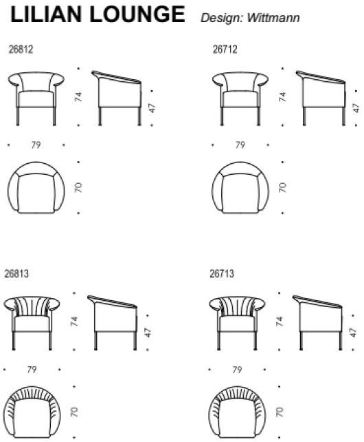 Wittmann Кожаное кресло sun-id-1388576 - Вид №3