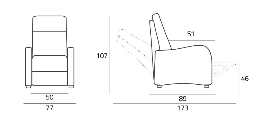 Кресло-Подъемник Lift-Relax 2 Motori  Spaziorelaxitalia  Carina Carina Lift-Relax 2 Motori  - Вид №4