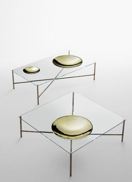 Gallotti&Radice Низкий прямоугольный журнальный столик для гостиной sun-id-1497188 - Вид №1