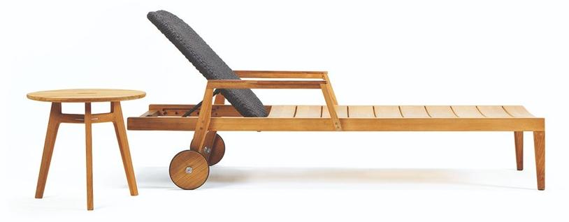 Ethimo Садовая кушетка из тикового дерева Knit Knitle01 - Вид №3