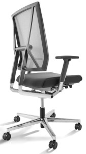 Поворотный операционный офисный стул с подлокотниками