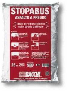Bacchi Холодный асфальт для содержания дорог Pavimentazioni esterne