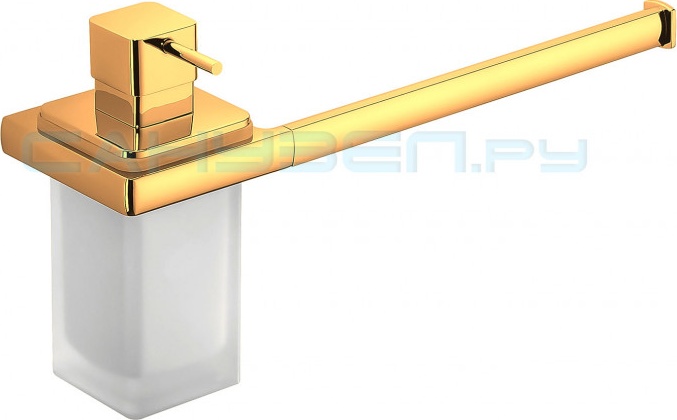 B6274 GL Полотенцедержатель 32 см с дозатором (золото) COLOMBO LULU Colombo Design