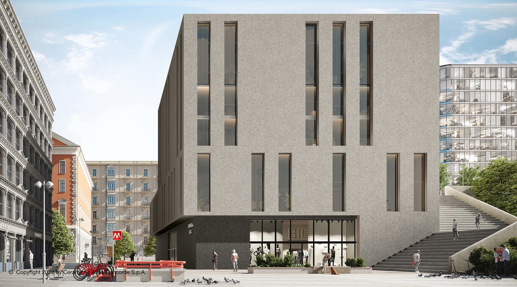 Пол / облицовка керамогранита с эффектом камня для внутреннего и наружного применения Atlas Concorde Boost Mix ARCH-00023665 - Вид №56