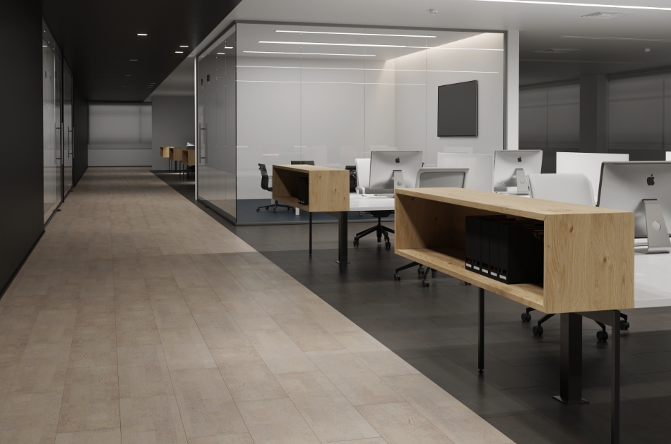 633 111 052 Окрашенный пробковый пол Slate Grey GRANORTE Recolour - Вид №1