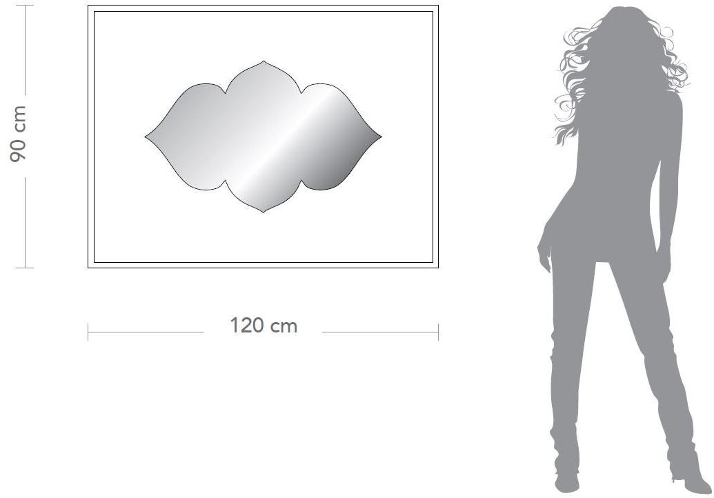 Unica by Tecnotelai Деревянное зеркало в современном стиле с настенной рамой Harem sun-id-1468559 - Вид №1