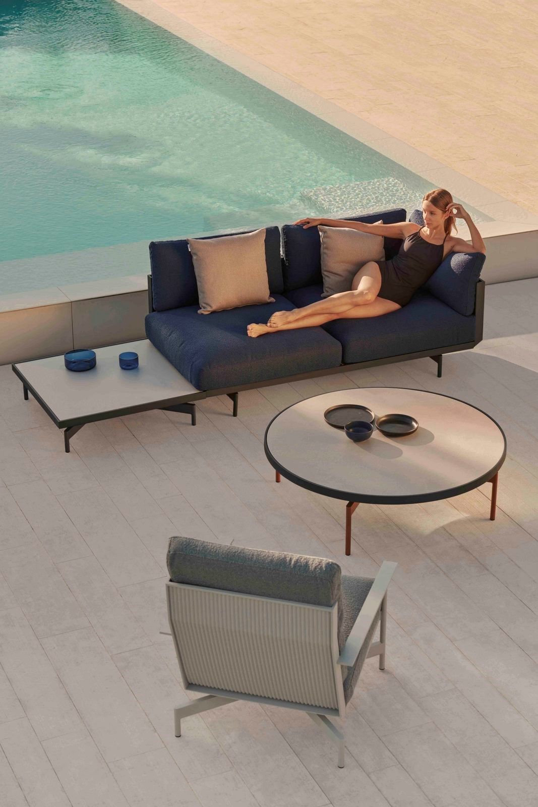 Тканевое садовое кресло с подлокотниками GANDIABLASCO Onde ARCH-00111771 - Вид №27