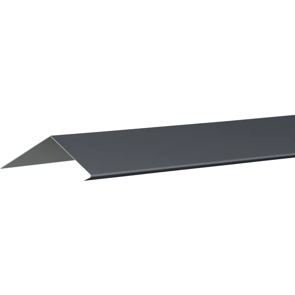 Планка карнизная 100x65 мм 2 м 0.4 мм RAL 7024 серый 83964049 STLM-2090915 Santreyd 