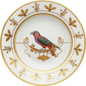 10647861 Richard Ginori Тарелка суповая 24.5 см  Volie're Perroquet Nestor Фарфор