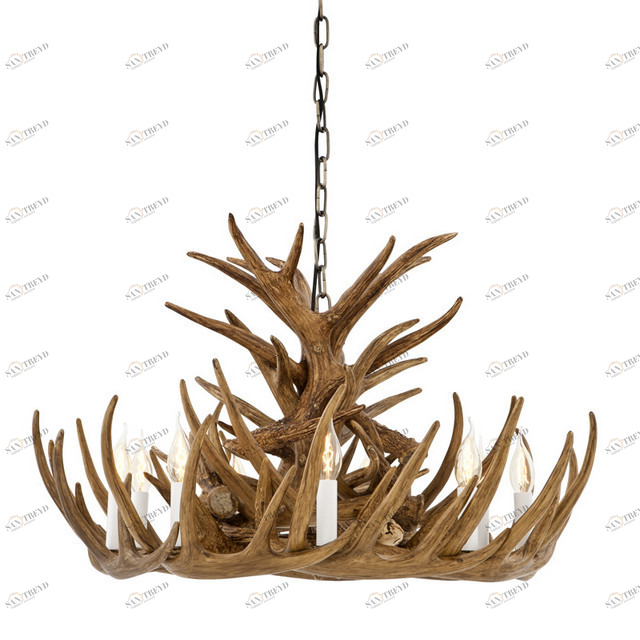 Люстра Horn Highlands от Eichholtz Орех орех 108865 EICHHOLTZ ДИЗАЙНЕРСКИЕ, EICHHOLTZ 061546 Орех 