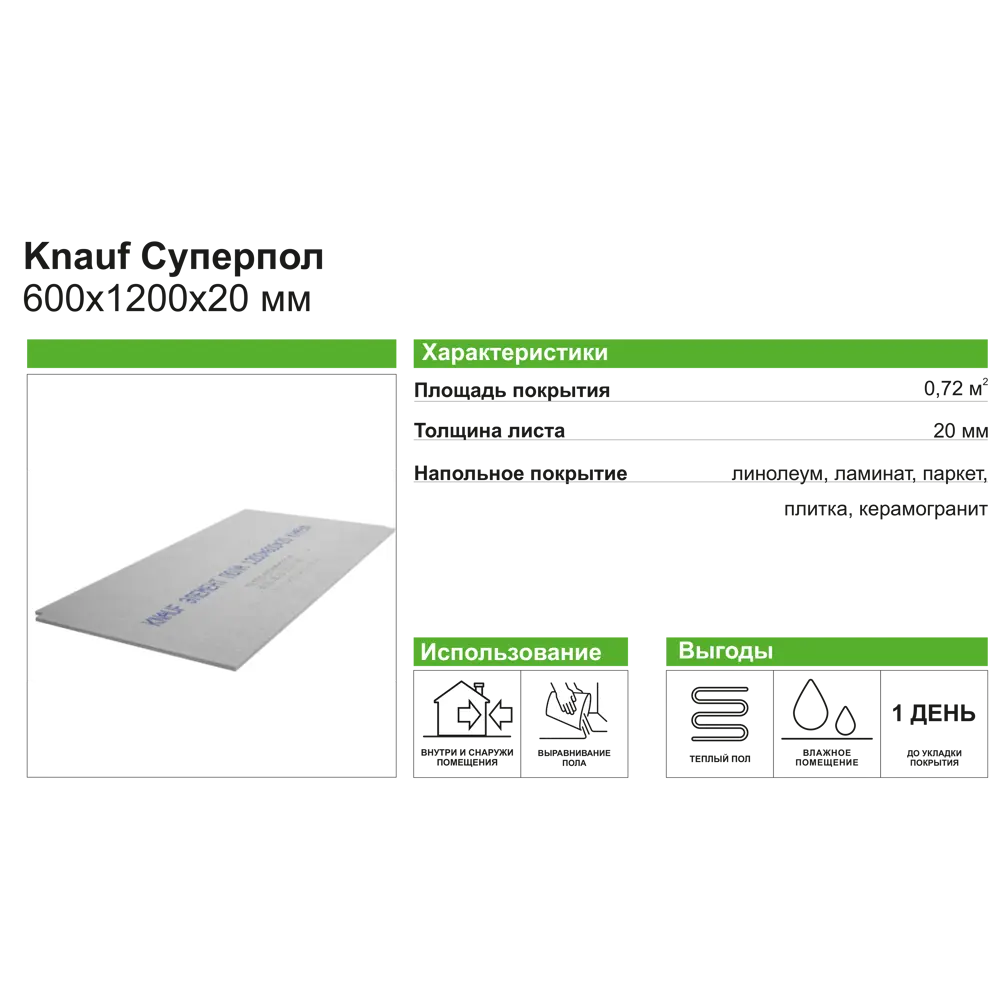 KNAUF Суперпол — морозостойкие плиты для быстрого монтажа пола 12703221 STLM-1018341 - Вид №5