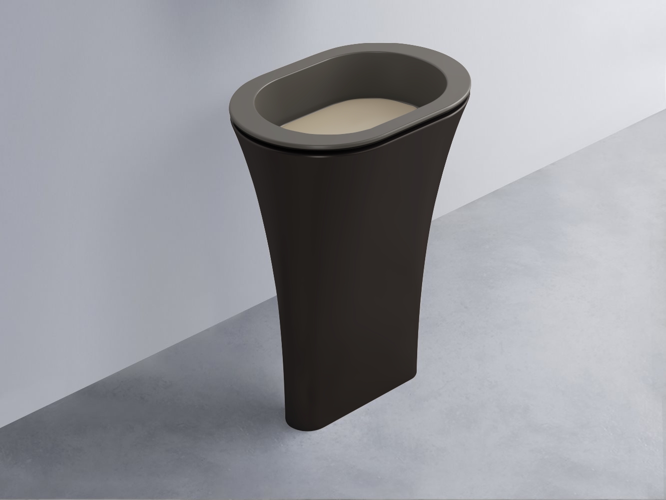 AMLA65-FN+AMPILO-AV+AMCOLO-LV Раковина Amedeo Ovale отдельностоящая cielo Enjoy + Amedeo Ceramica Cielo