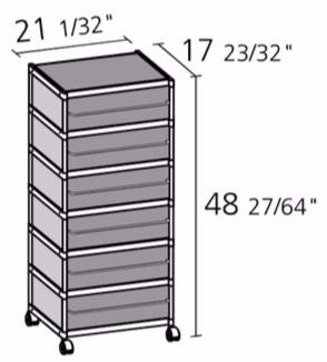 Alias Комод из метакрилата на колесиках Sec sun-id-1457032 - Вид №2