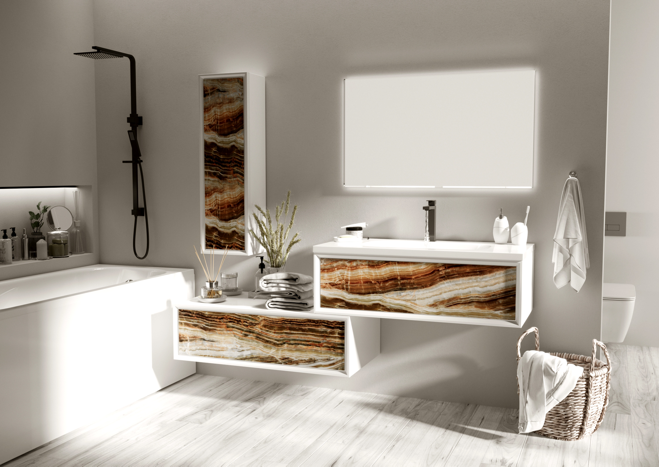 У73207 Пенал Milacco 30П 1д. Onyx L 1 Marka 