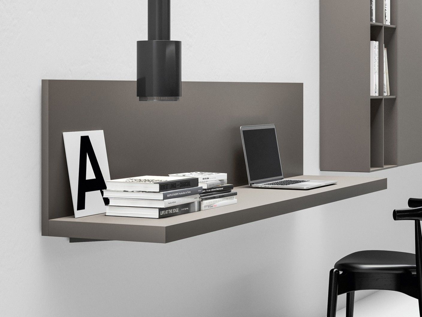 Деревянный подвесной письменный стол для ПК Caccaro Poly ARCH-00027024 - Вид №1