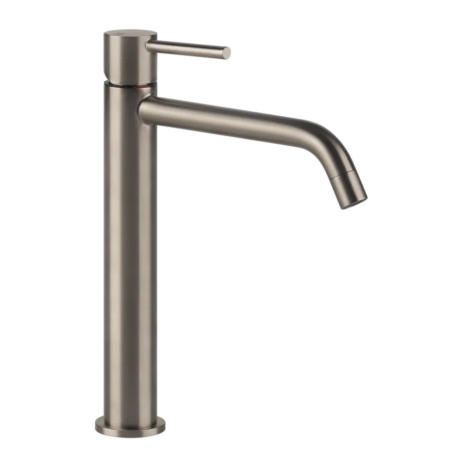 Смеситель для умывальника 18606 149 Gessi Via tortona МАТОВЫЙ НИКЕЛЬ FINOX 18606149