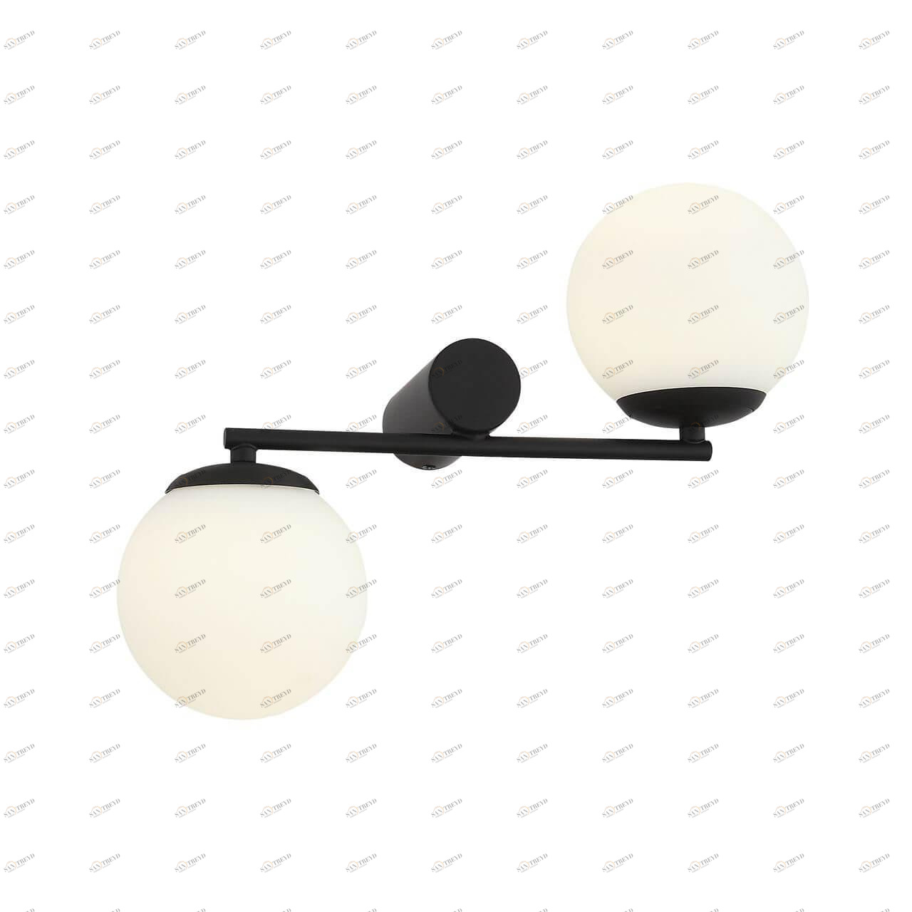 Бра светодиодное на 2 лампы белое Donolo SL395.401.02 ST LUCE DONOLO 00-3931705 Белый;черный 