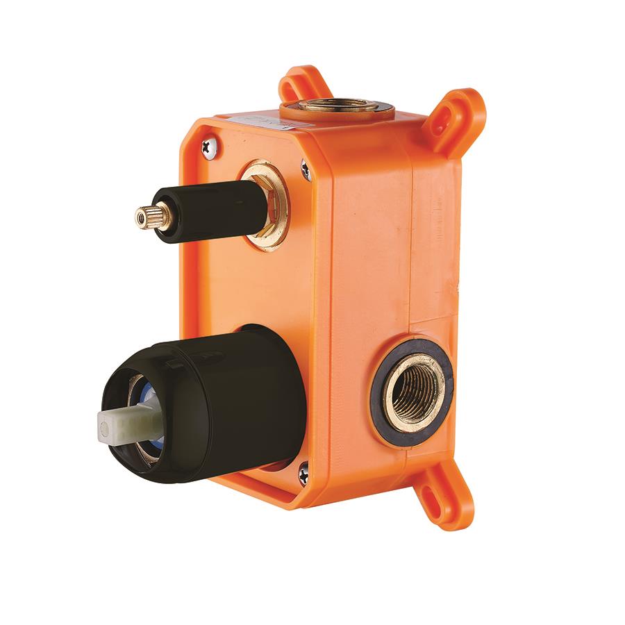 BB45037538 Bienbanyo Bien Water Flowbox Square & Round Скрытый смеситель для ванны 2F - Скрытая часть - Черный матовый 