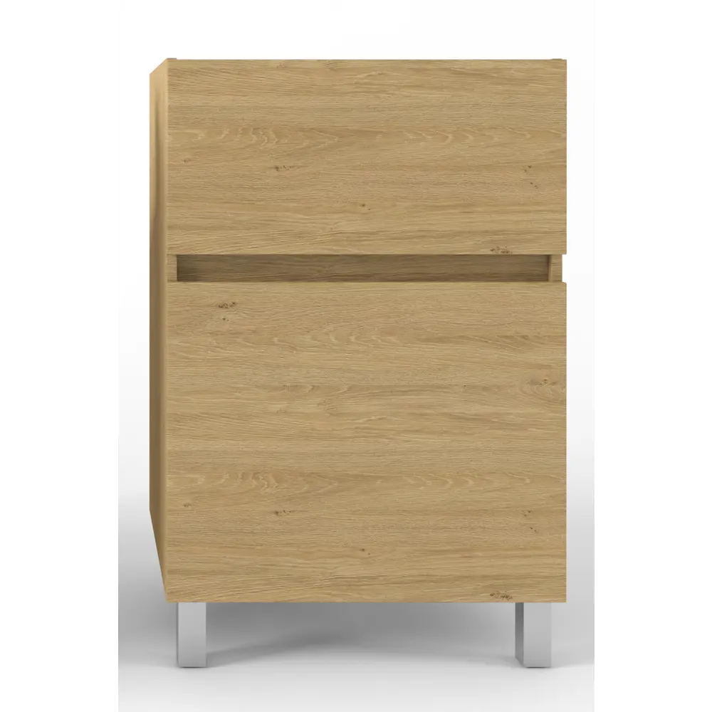 Тумба под стиральную машину напольная Aquaton Лайн 57.9 см цвет дуб каменный STLM-2092610 - Вид №6