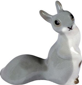 80332 Императорский фарфоровый завод Скульптура "Белочка Муратова" Фарфор твердый 