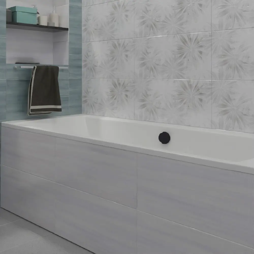 Настенная плитка НЕФРИТ-КЕРАМИКА Довиль серый 30х60 см 89232613 STLM-0946000