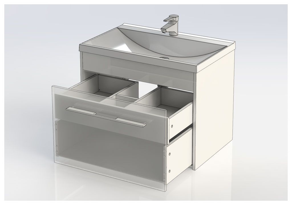 Тумба с раковиной Aquanet Августа 75 белый 0021002800204118 - Вид №4