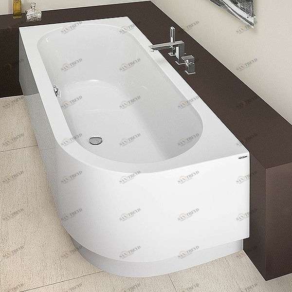 Ванна угловая HAPPY D 180х80 см с аэромассажем Deluxe HOESCH Happy D 6484