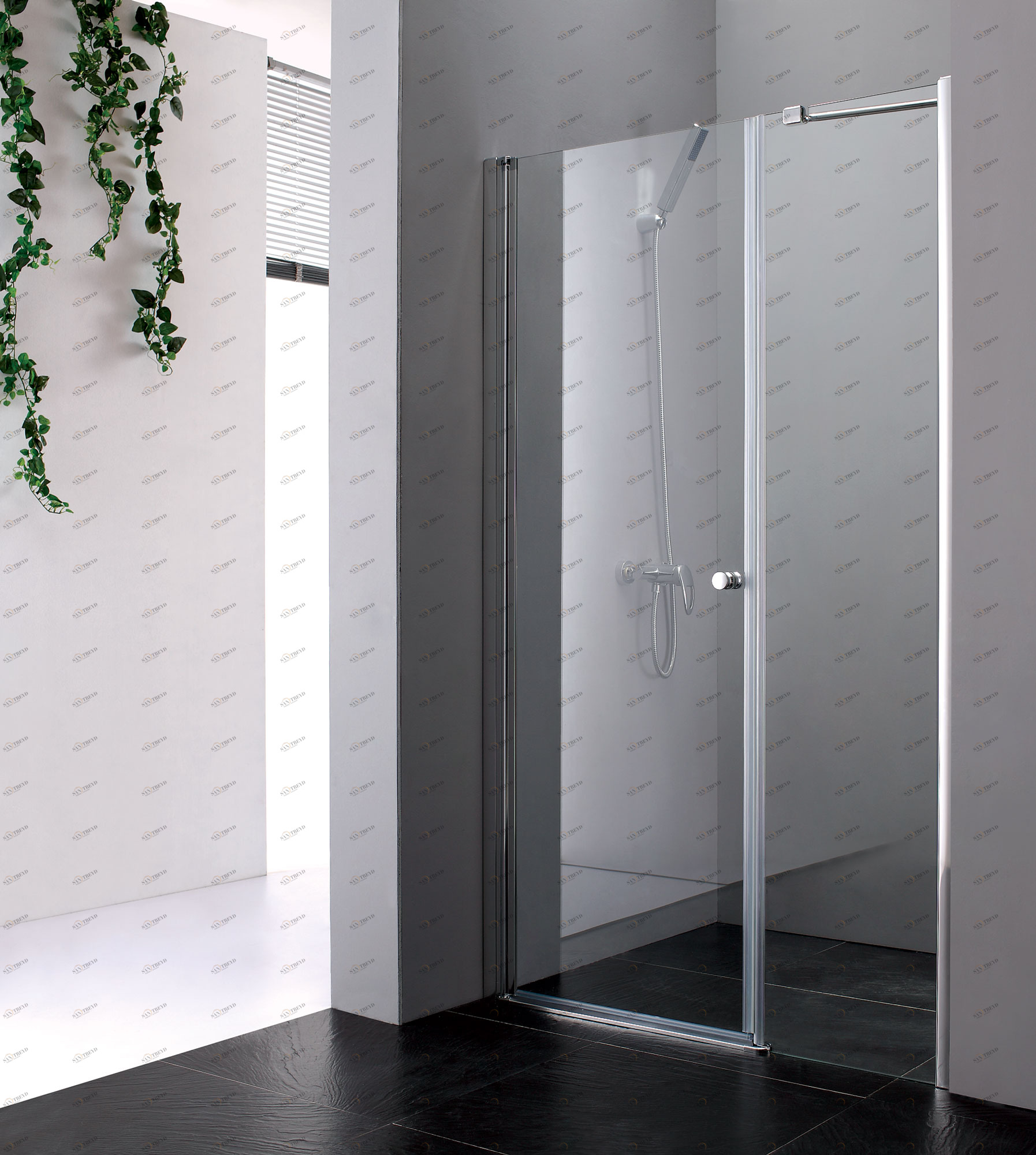 Душевая дверь в нишу CEZARES ELENA-W-B-11-60+80-P-Cr-R