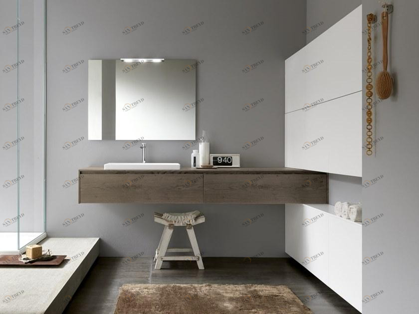 Archeda Тумба под умывальник из дерева подвесная одинарная Tulle sun-id-1351201