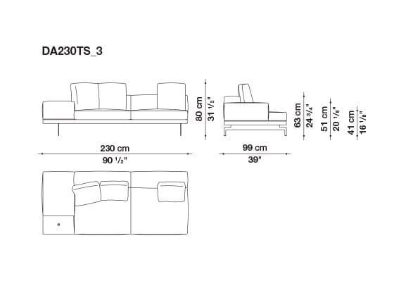 Кожаный диван B&B Italia док ARCH-00130675 - Вид №43