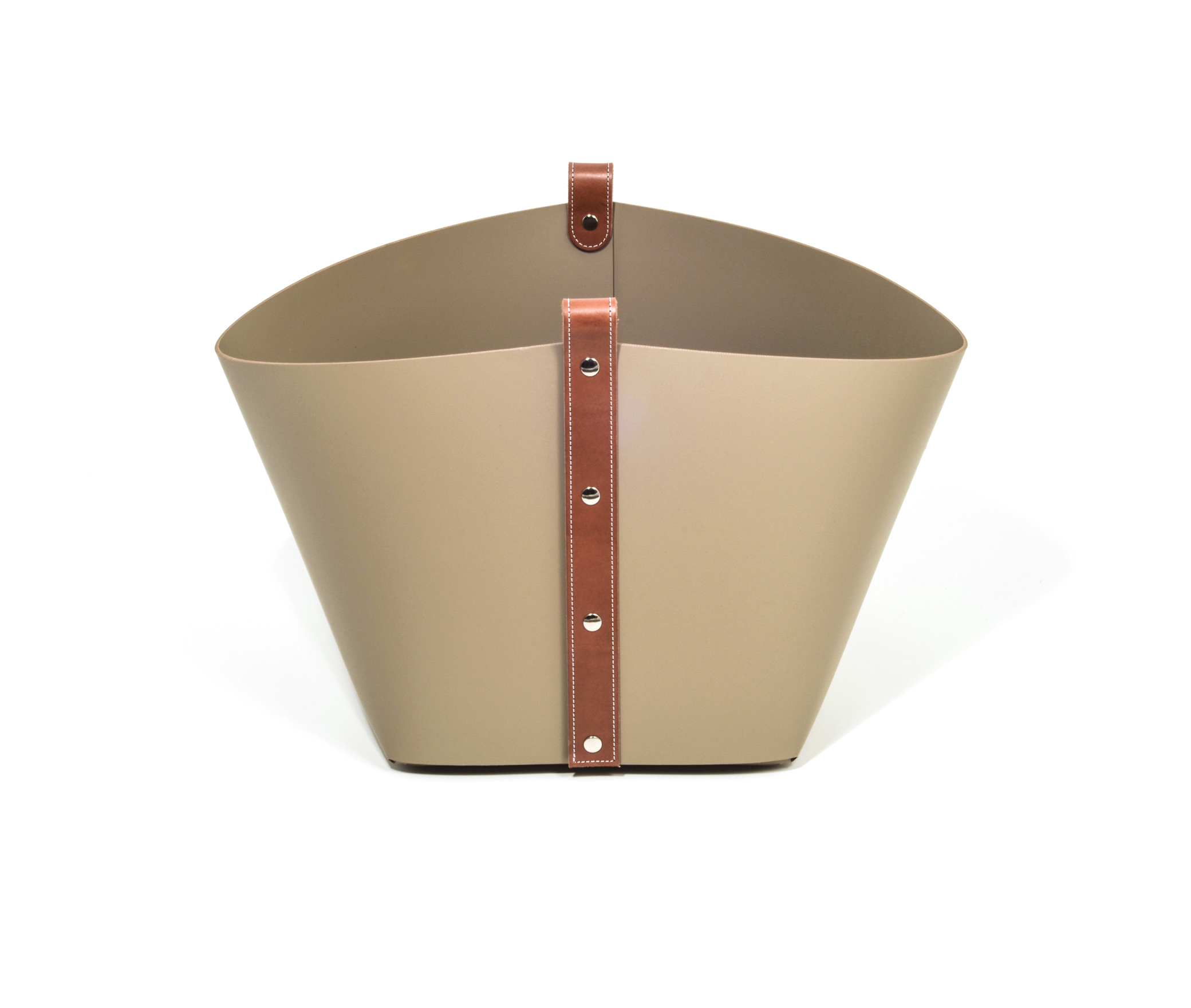 Корзина Ovo - 40X44XH39см / Тан / регенерированная кожа_coffee Pinetti 70.0181.082.015