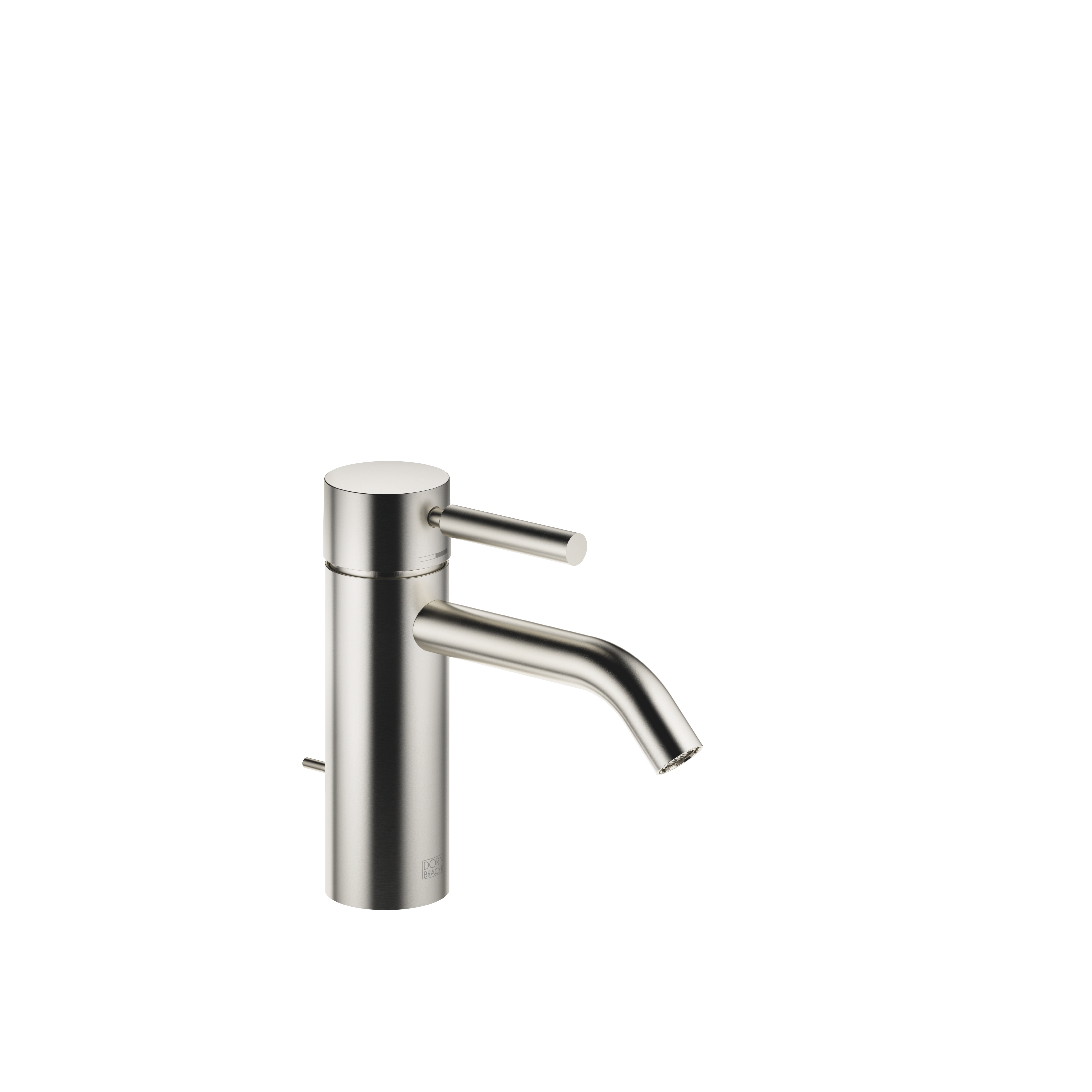 МЕТА Смеситель для раковины, однорычажный, с донным клапаном - матовая платина 33502660-06 DornBracht 