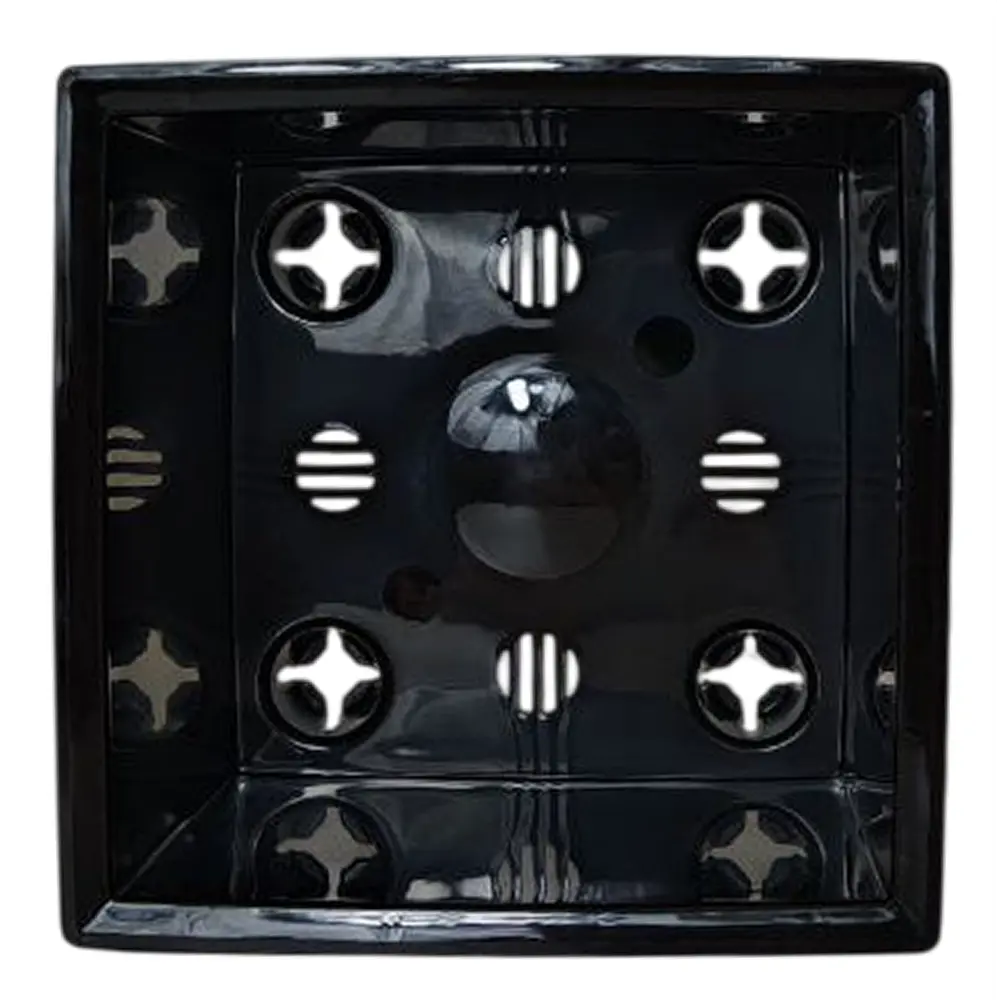 Кашпо Evergreen Design Нард 14x14x14 см v2.1 л пластик серый муссон 89452966 STLM-2045712 - Вид №2