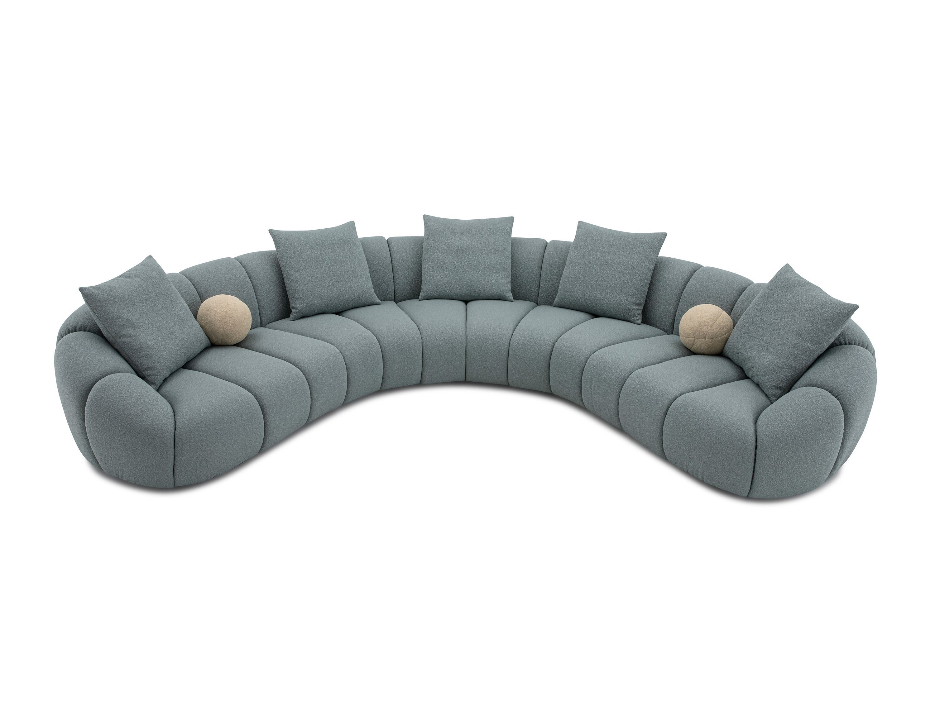 Тканевый изогнутый модульный диван CAMPO DE' FIORI Lotus ARCH-00007132 - Вид №3