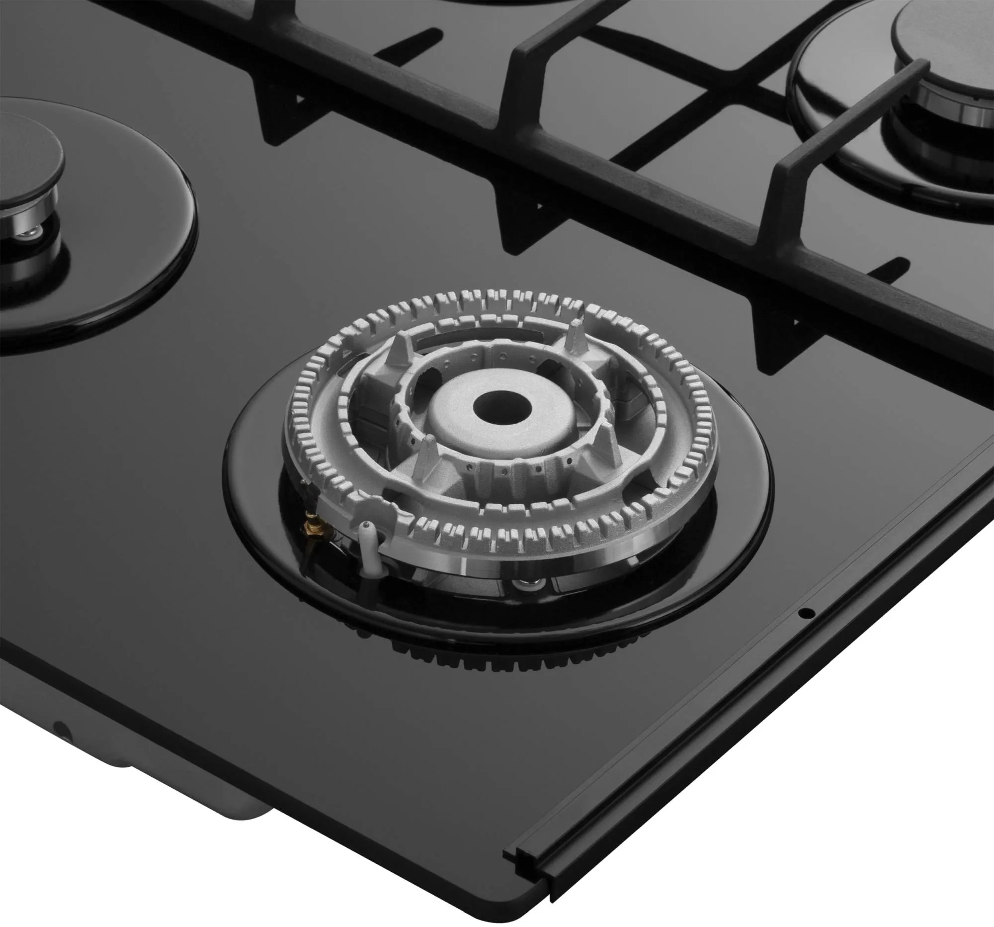 9168781 Газовая варочная поверхность Meferi MGH604BK GLASS POWER STDN-0146736 - Вид №6