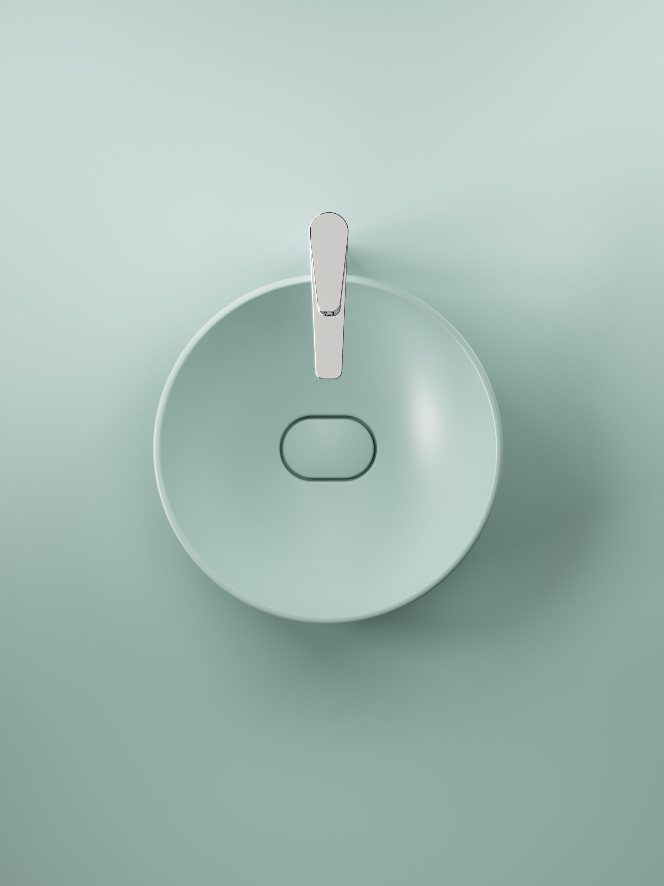 Круглый умывальник Fireclay Kaleseramik сантехника ARCH-00076088 - Вид №17