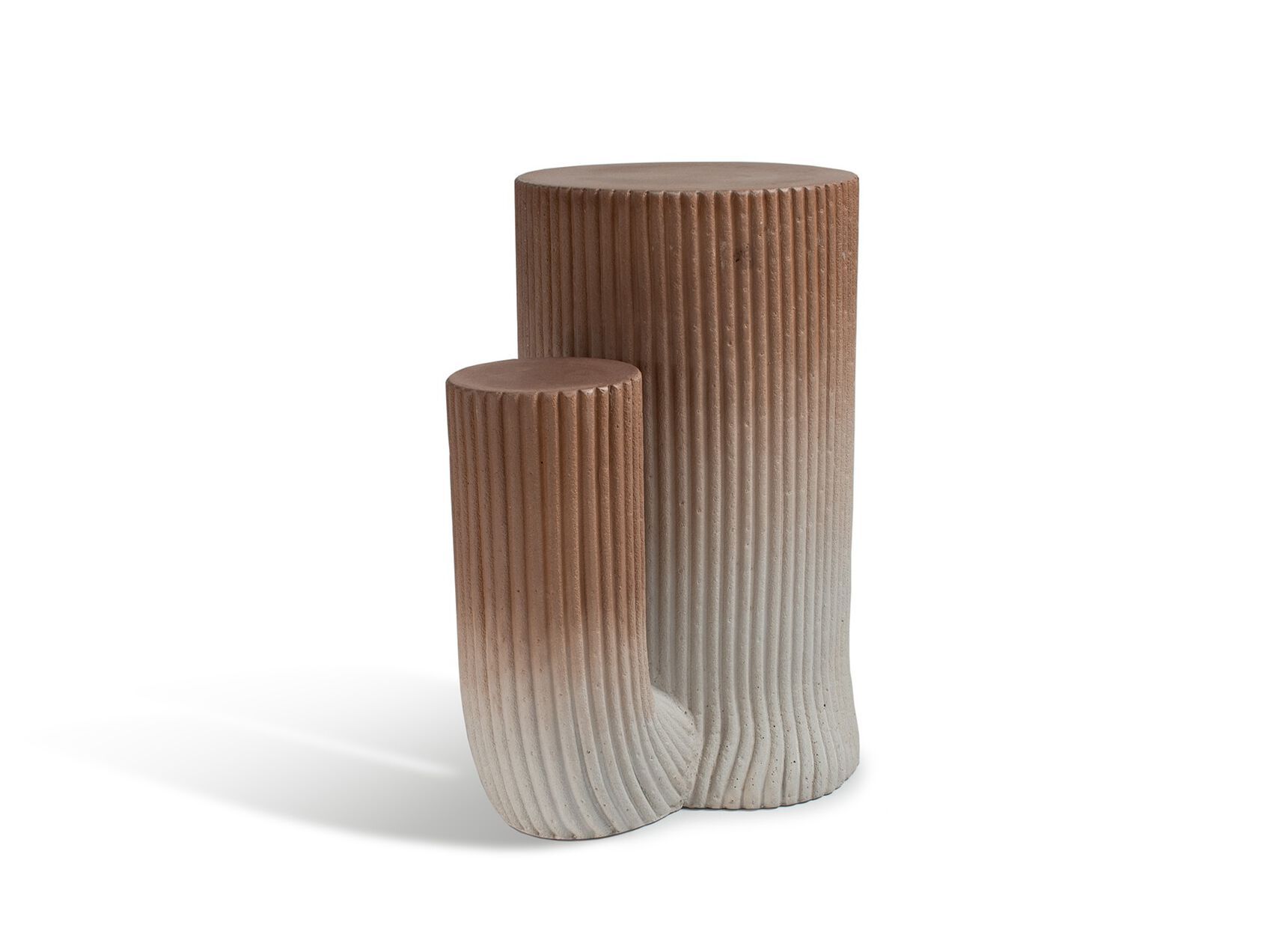 Круглый бетонный журнальный столик URBI et ORBI Medius Terra ARCH-00151489 - Вид №1