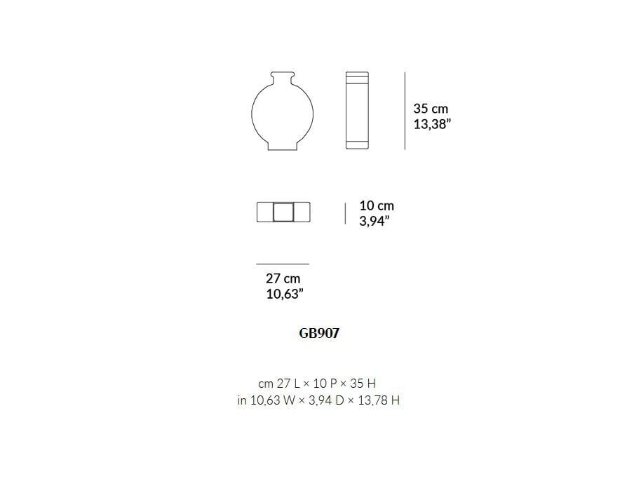 Керамическая ваза Lando MOON ARCH-00080918 - Вид №4