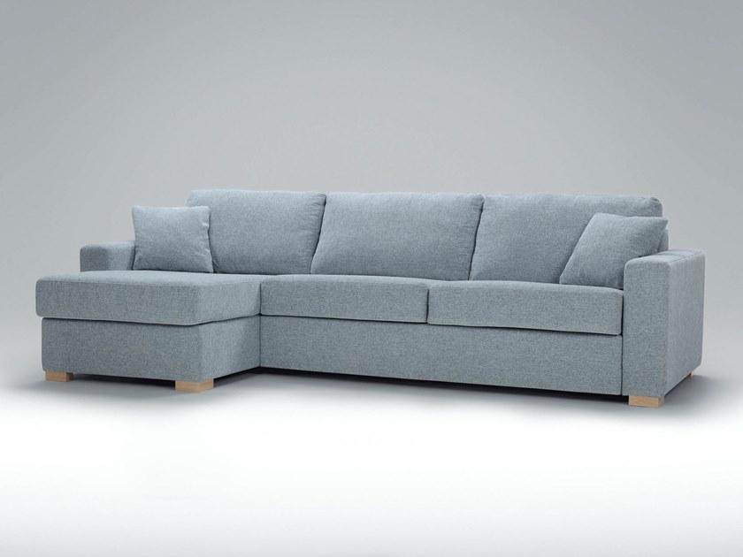 Sits Мягкий 3-местный диван-кровать из ткани с шезлонгом Lukas sun-id-1358695 - Вид №1