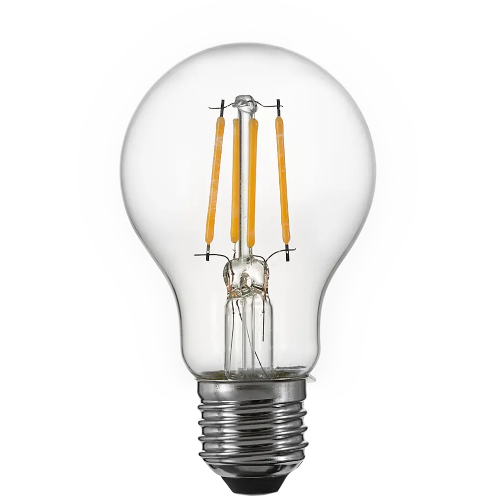 Лампа светодиодная Osram А E27 220/240 В 5 Вт груша 600 лм теплый белый свет STLM-2059384 - Вид №1