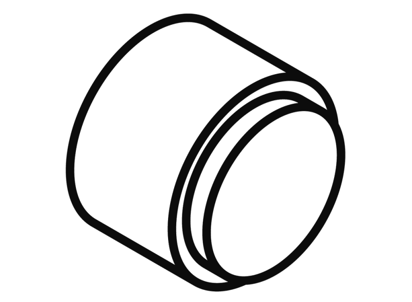 611.30B буфер двери стены HEWI Edition matt  - Вид №7